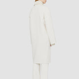 White Double Face Cashmere Caia Coat - Joseph