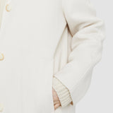 White Double Face Cashmere Caia Coat - Joseph