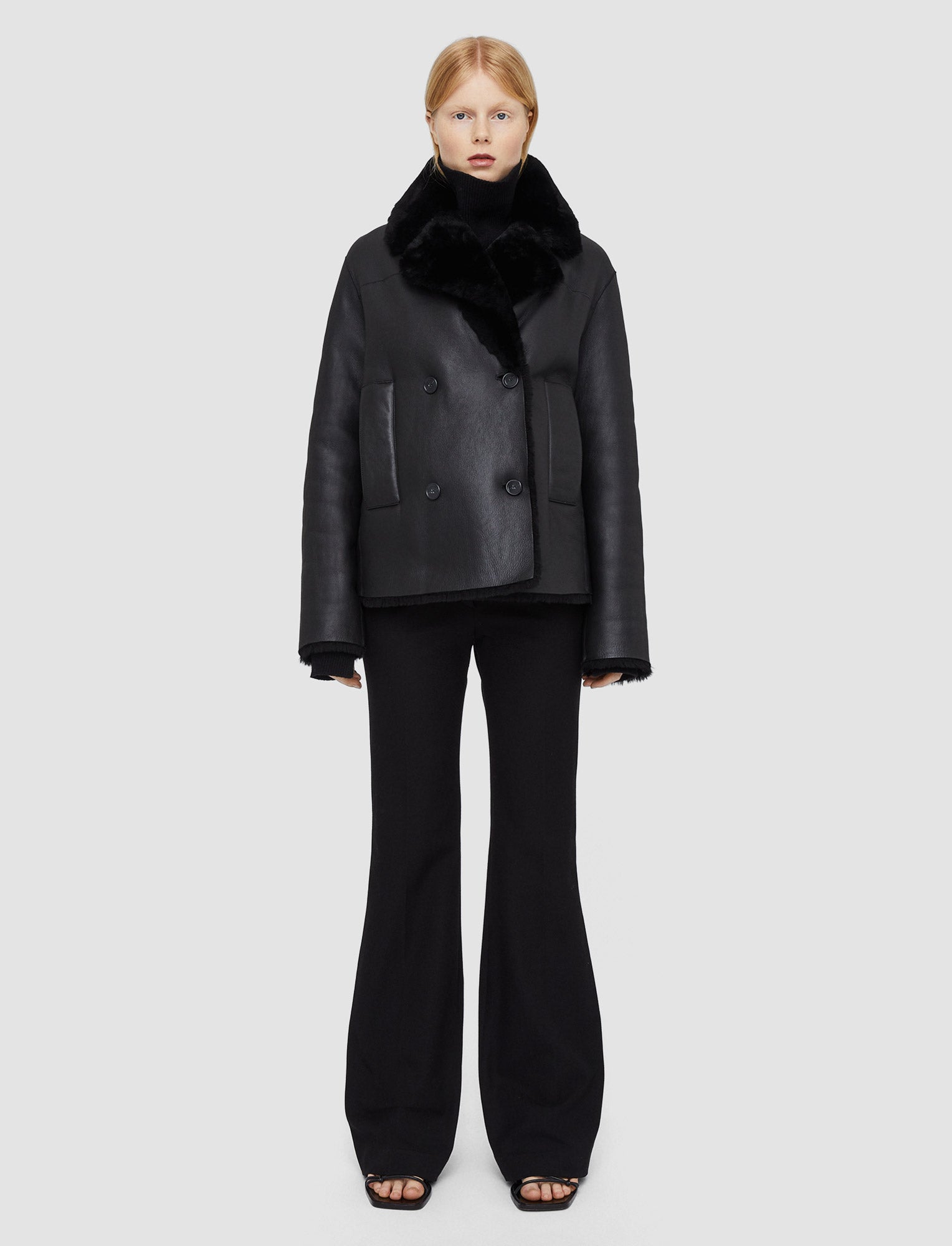 noir-manteau-calla-en-peau-lainee-JOSEPH