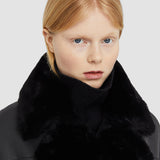 Black Shearling Calla Coat - Joseph