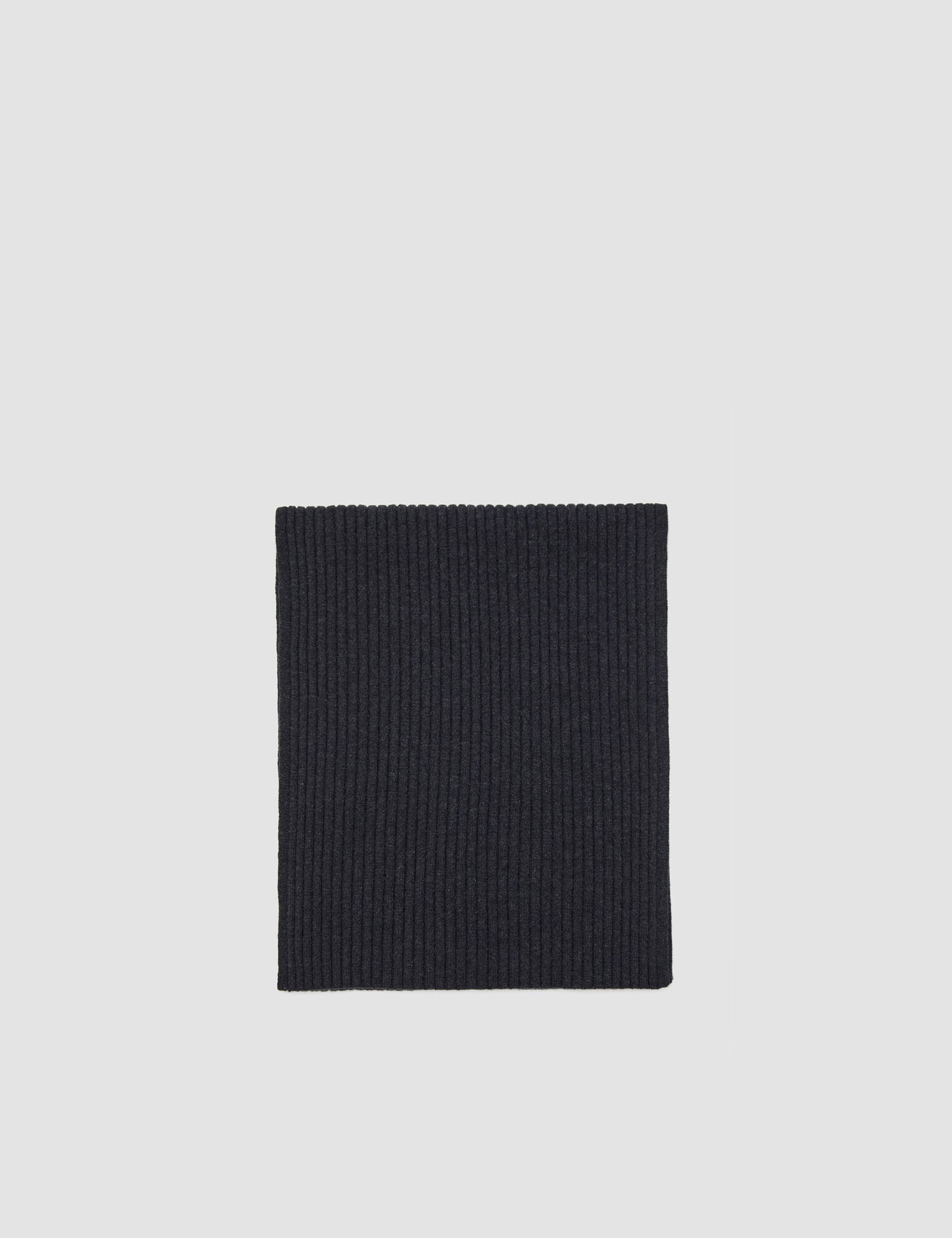 black Soft Wool Scarf - Joseph