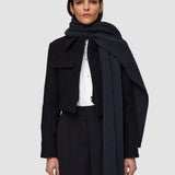 black Soft Wool Scarf - Joseph