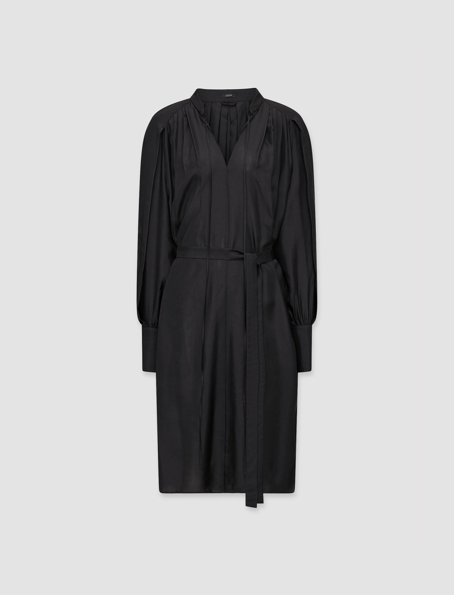 black-silk-habotai-dewar-dress-JOSEPH