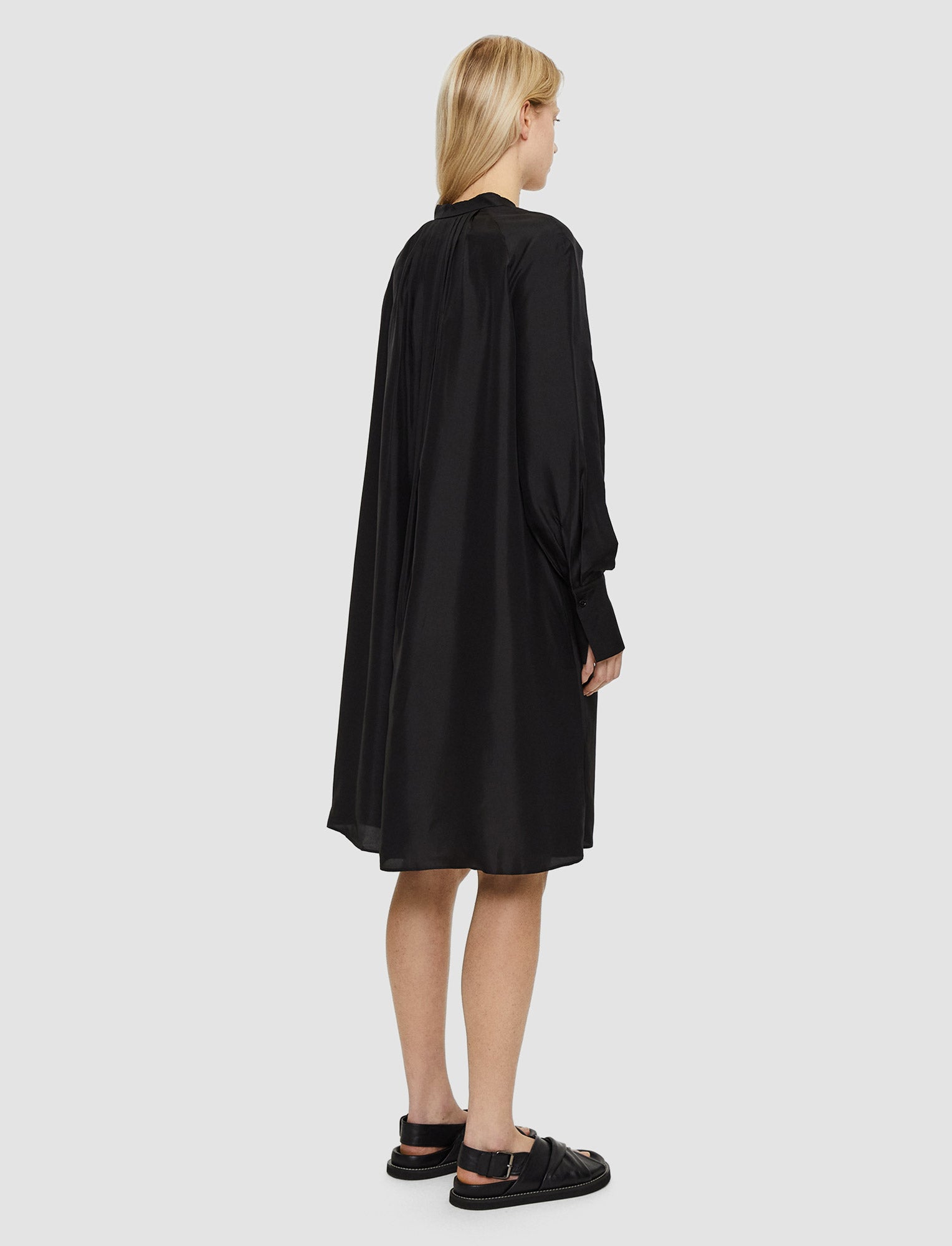 black-silk-habotai-dewar-dress-JOSEPH