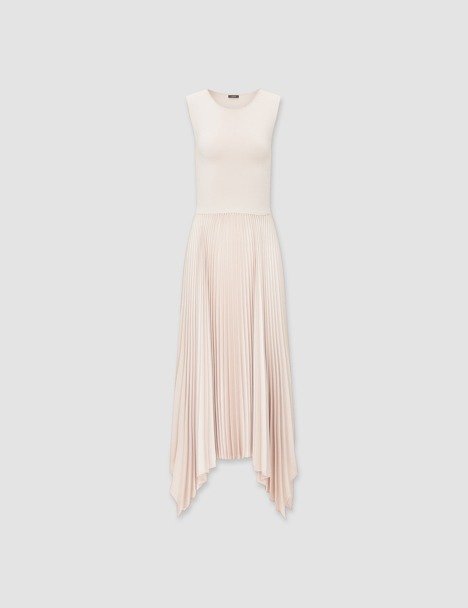 Beige Knit Weave Plissé Dera Dress - Joseph