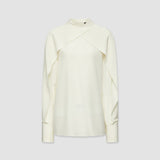 Bailie Silk Crepe de Chine Blouse