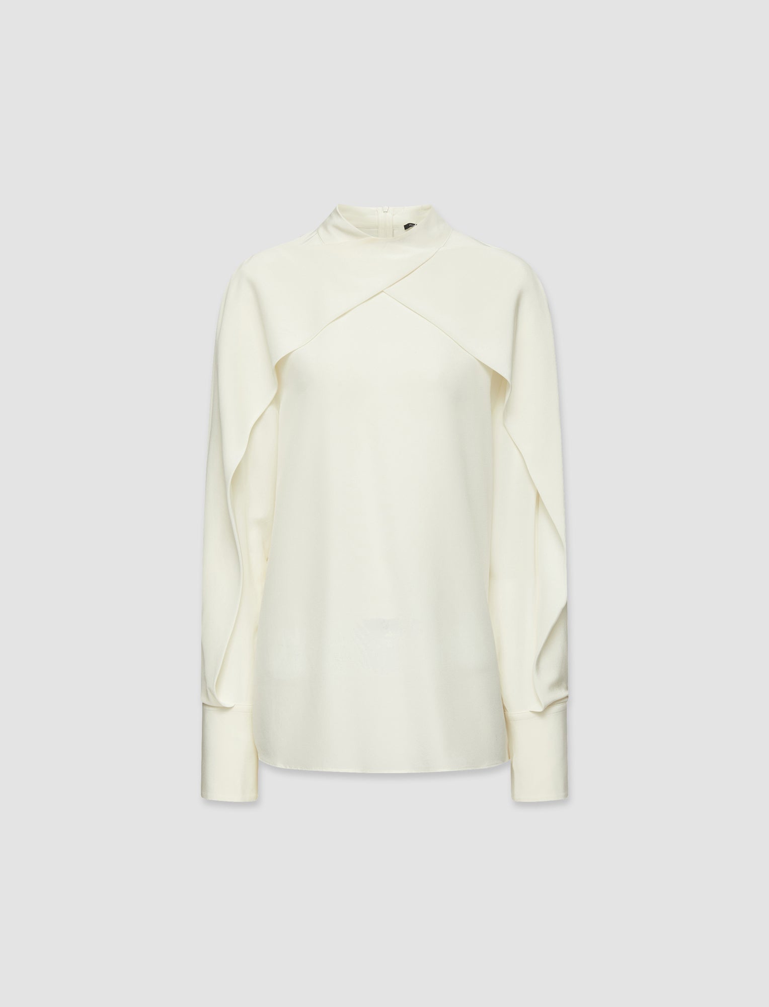 white-bailie-silk-crepe-de-chine-blouse-JOSEPH