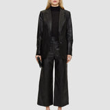 Black Nappa Leather Jacques Jacket - Joseph