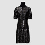 Robe en maille à sequins