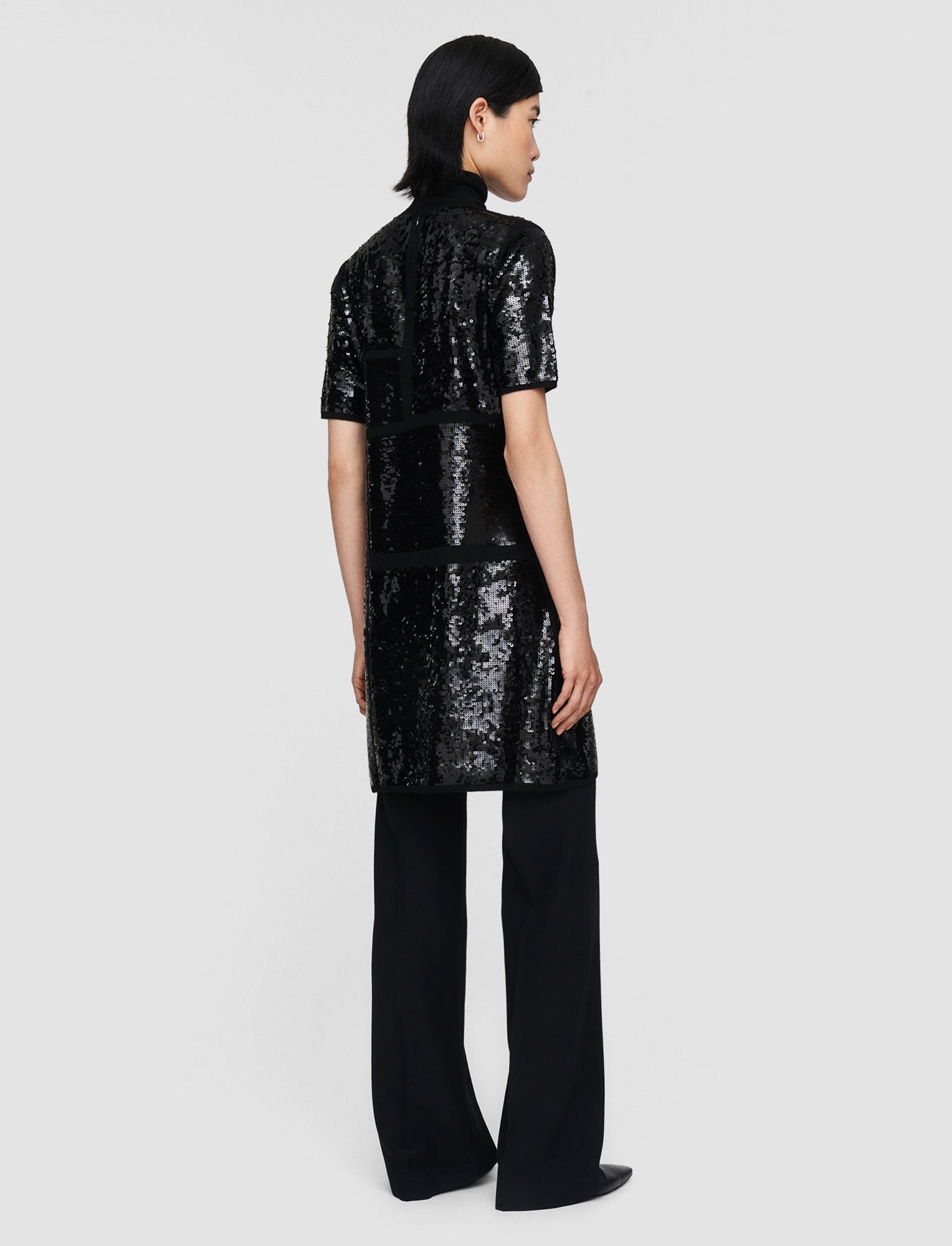 noir-robe-en-maille-a-sequins-JOSEPH