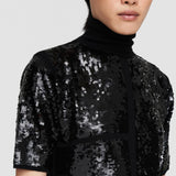 Black Sequins Knit Dress - Joseph