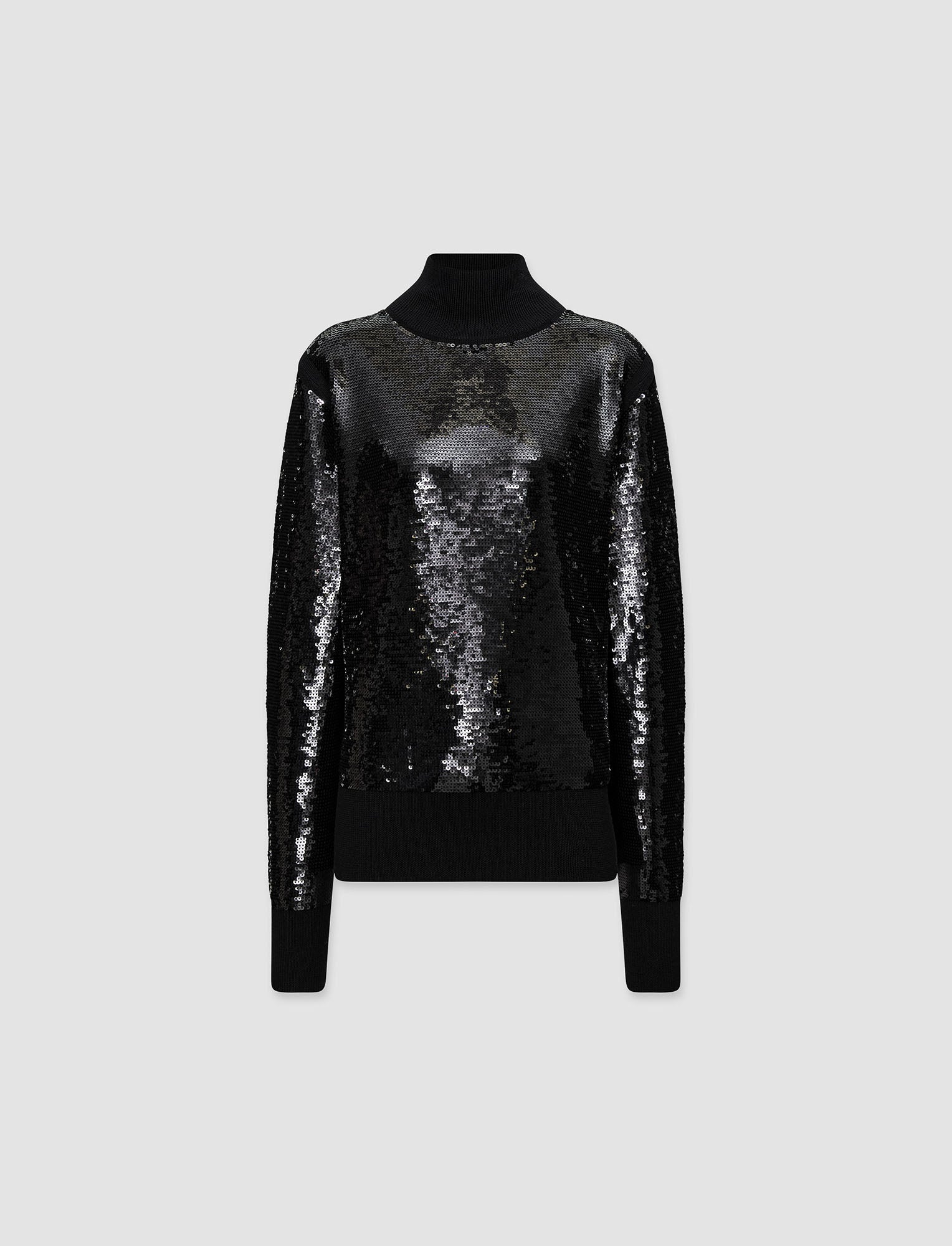 noir-pull-col-montant-en-maille-a-sequins-JOSEPH