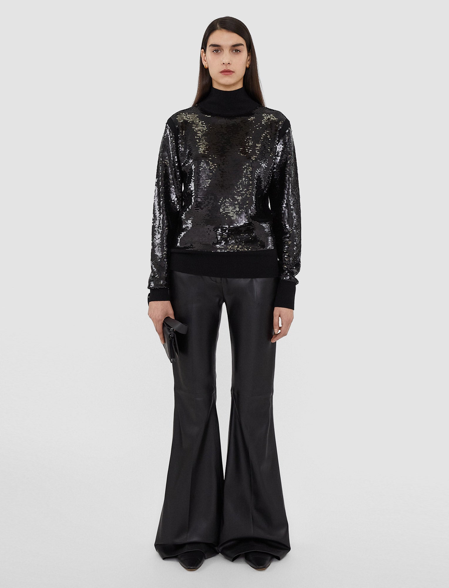 black-sequins-knit-high-neck-jumper-JOSEPH