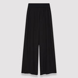 Black Hulin Crepe de Soie Silk Trousers - Joseph