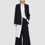 Black Hulin Crepe de Soie Silk Trousers - Joseph