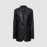 Black Nappa Leather Jacques Jacket - Joseph