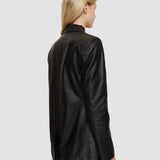 Black Nappa Leather Jacques Jacket - Joseph