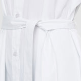 White Poplin Darwin Dress - Joseph