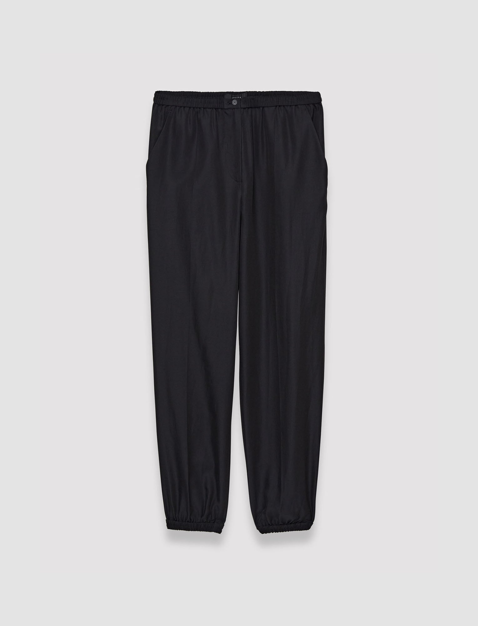 black-taio-soft-cotton-silk-trousers-JOSEPH