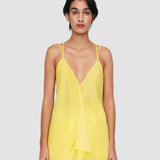 Yellow Silk Habotai Prietsley Blouse - Joseph