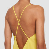 Yellow Silk Habotai Prietsley Blouse - Joseph