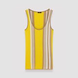 Colour Block Rib Tank Top