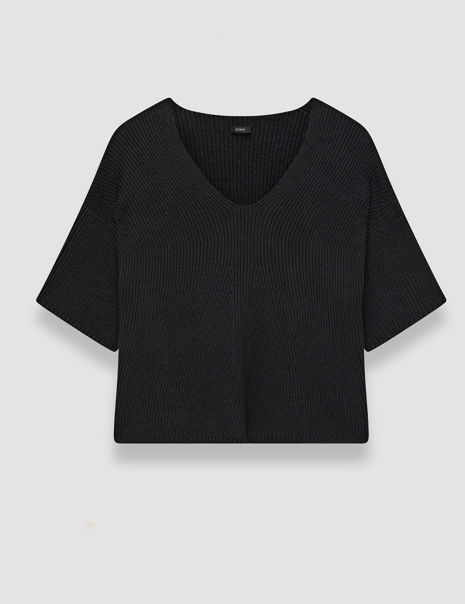 Black Linen Blend Top - Joseph