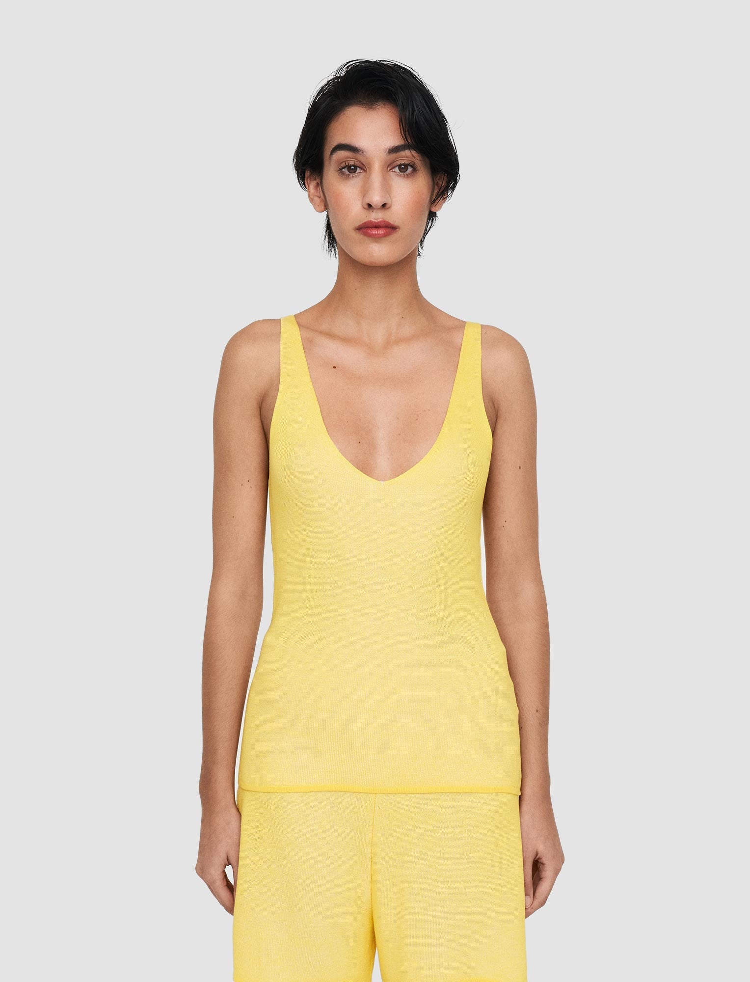 yellow-plated-knit-tank-top-JOSEPH