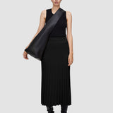 Black Merino Rib Skirt - Joseph