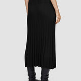 Black Merino Rib Skirt - Joseph