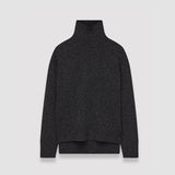 Tweed Knit High Neck Jumper