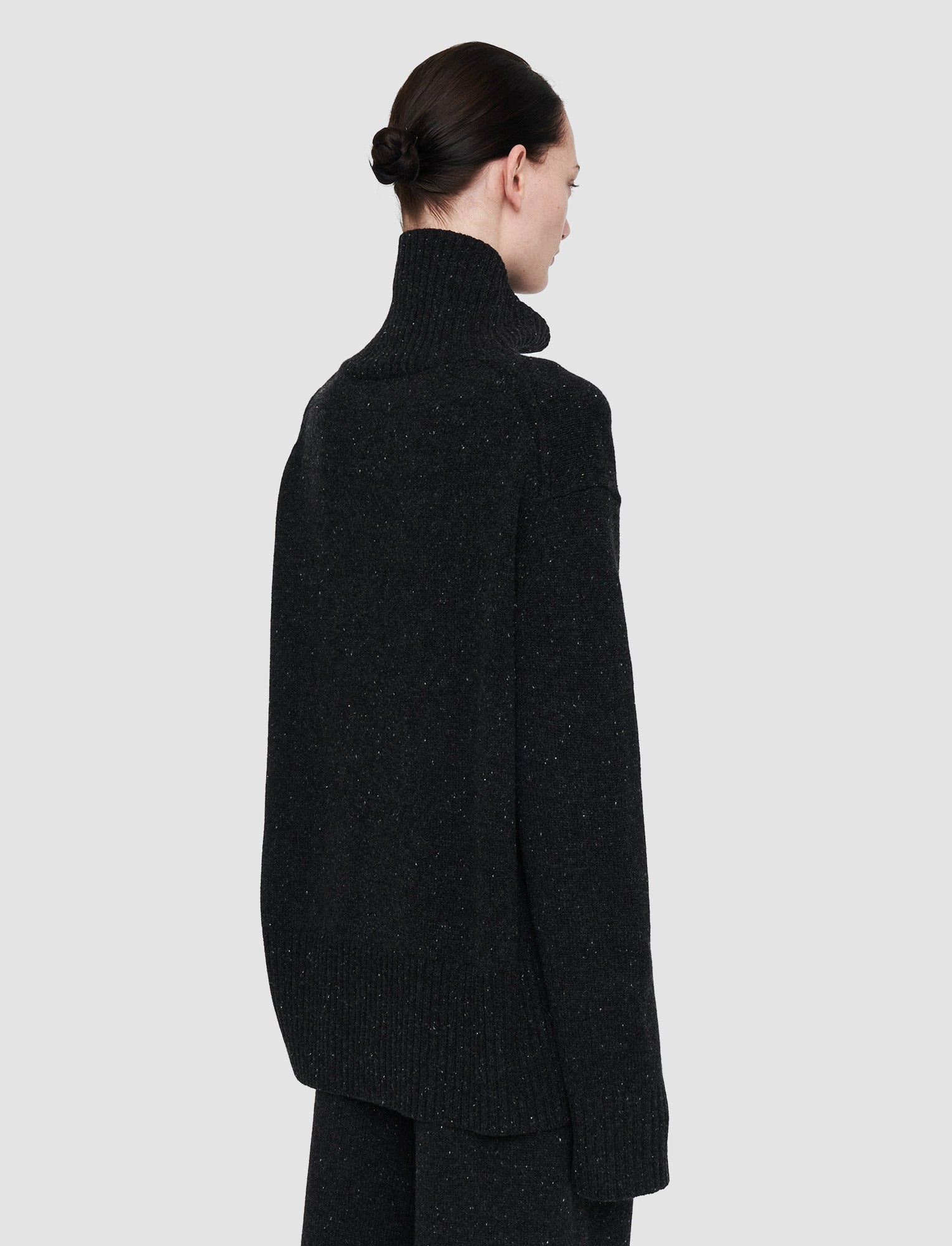 black-tweed-knit-high-neck-jumper-JOSEPH