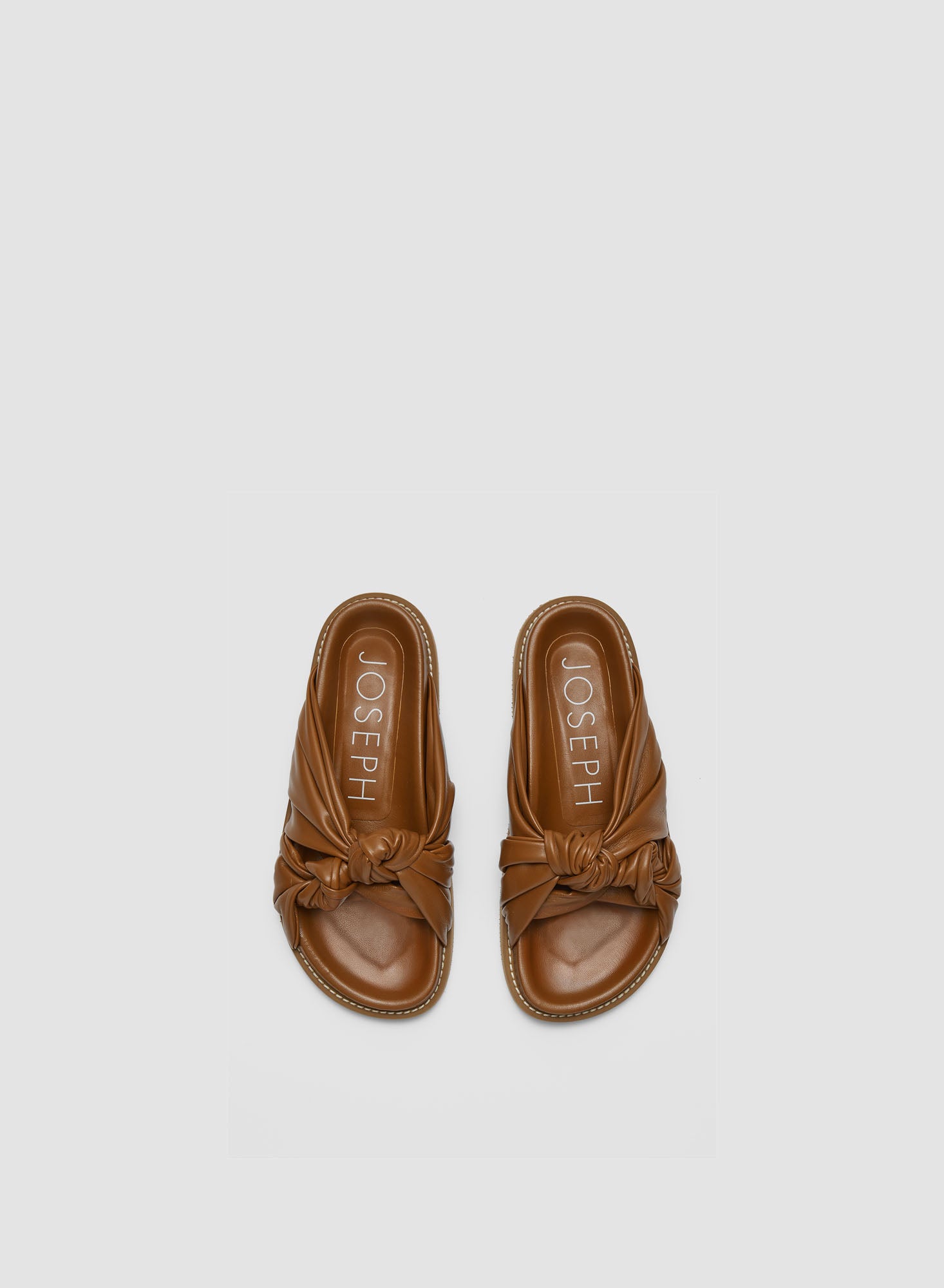 tan-leather-big-knot-sandals-JOSEPH