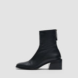 Black Leather Ankle Boots - Joseph