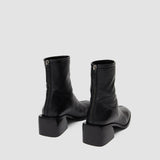 Black Leather Ankle Boots - Joseph