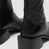 Black Leather Ankle Boots - Joseph