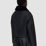 Black Alloway Reversible Shearling Jacket - Joseph