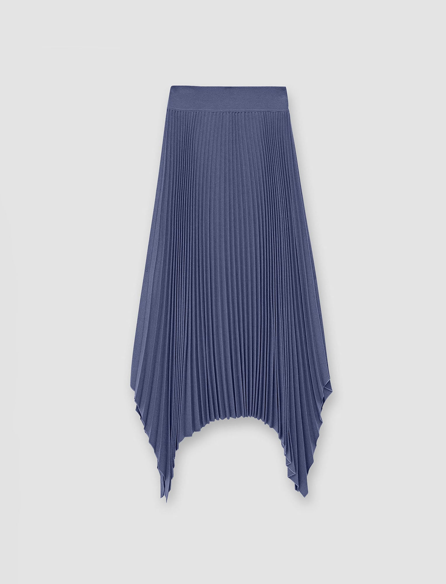 blue-pleated-flannel-ade-skirt-JOSEPH