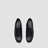 Black Leather Loafers - Joseph