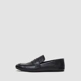 Black Leather Loafers - Joseph