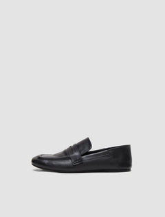 Black Leather Loafers - Joseph