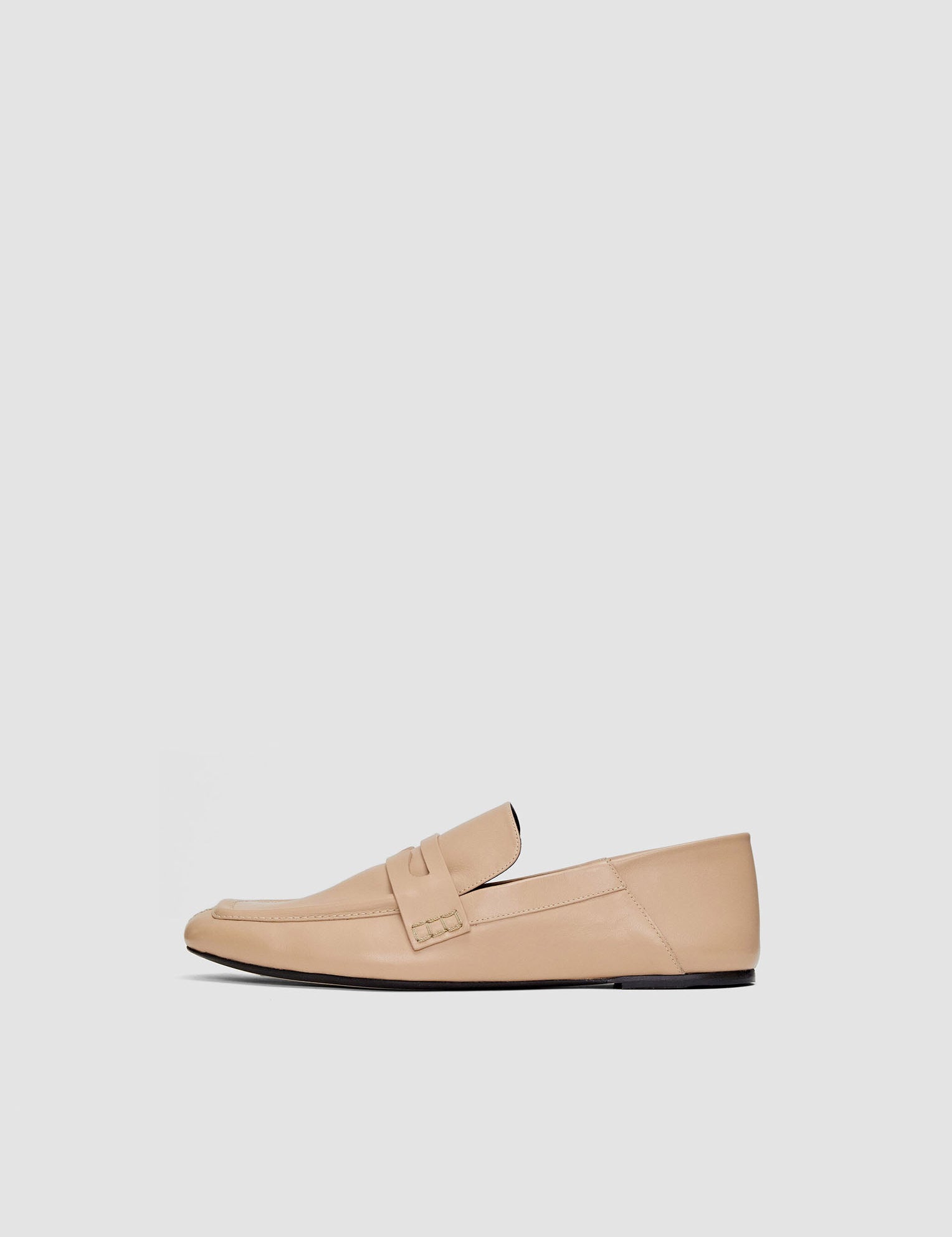 Beige Leather Loafers - Joseph