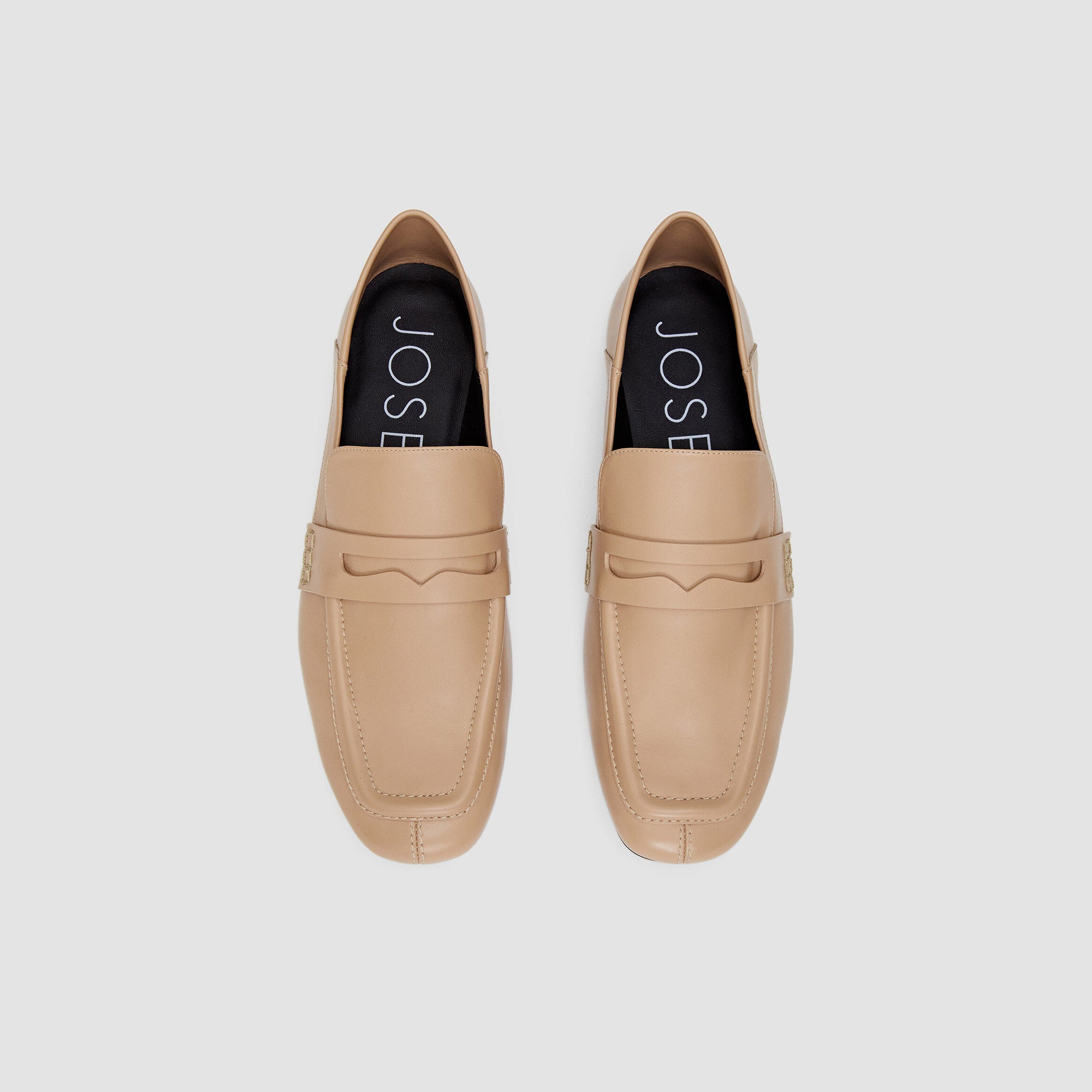 beige-leather-loafers-JOSEPH