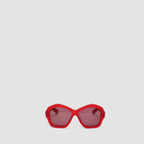 Red Round Sunglasses - Joseph