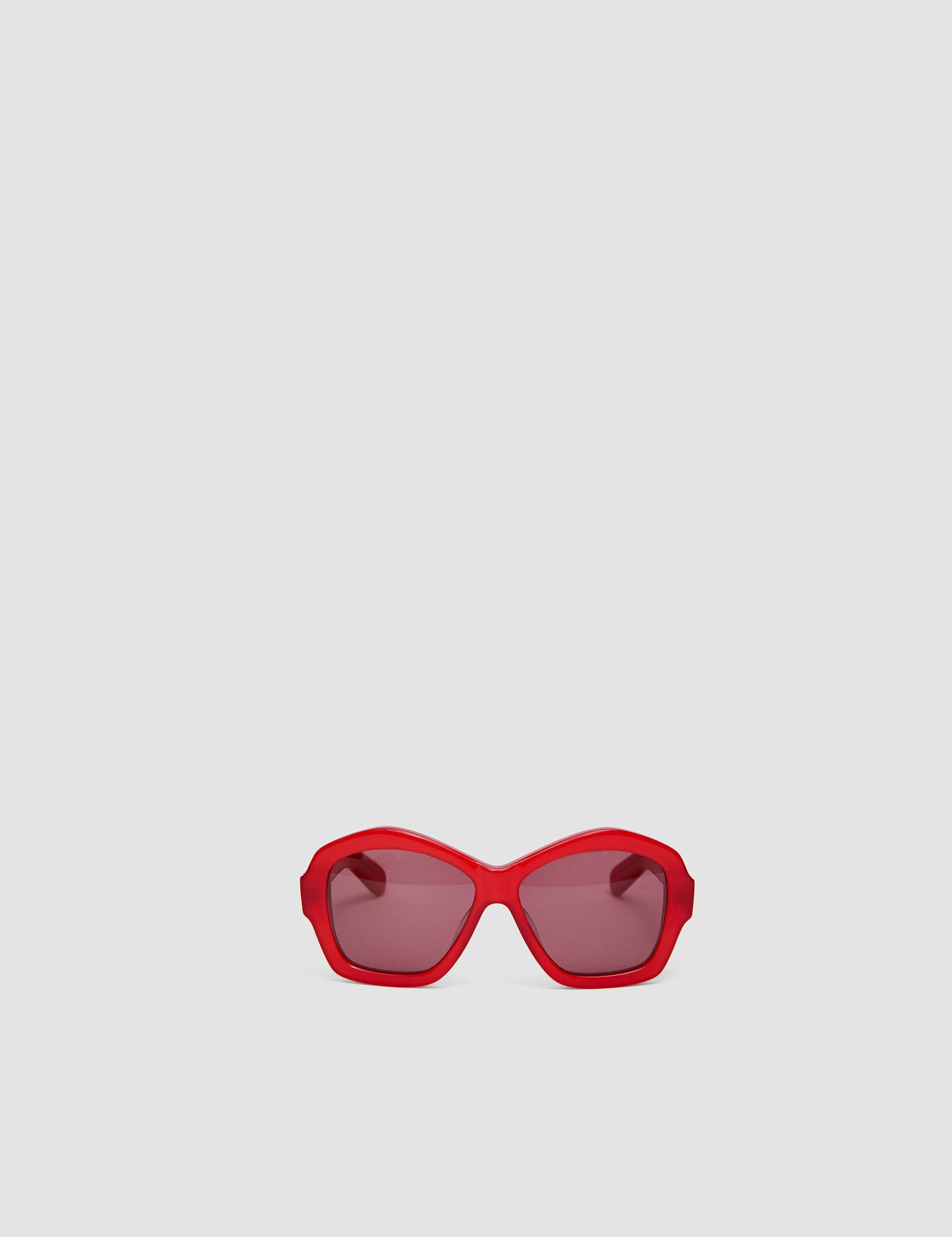 Red Round Sunglasses - Joseph