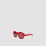 Red Round Sunglasses - Joseph