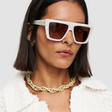 White Square Sunglasses - Joseph