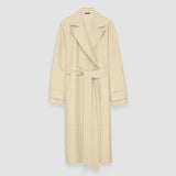 Green Bonded Leather Courty Coat - Joseph