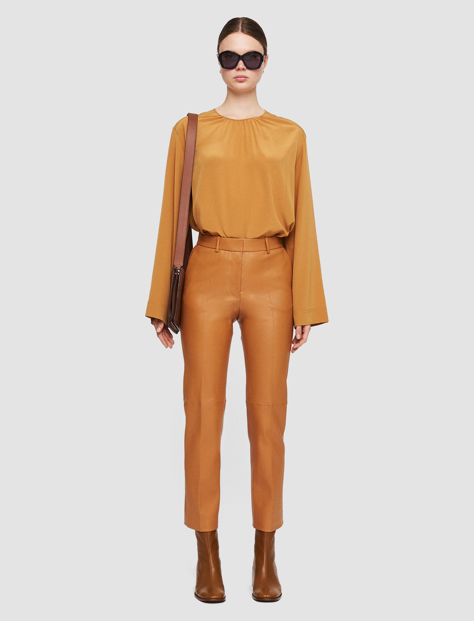 brown-coleman-leather-stretch-trousers-JOSEPH