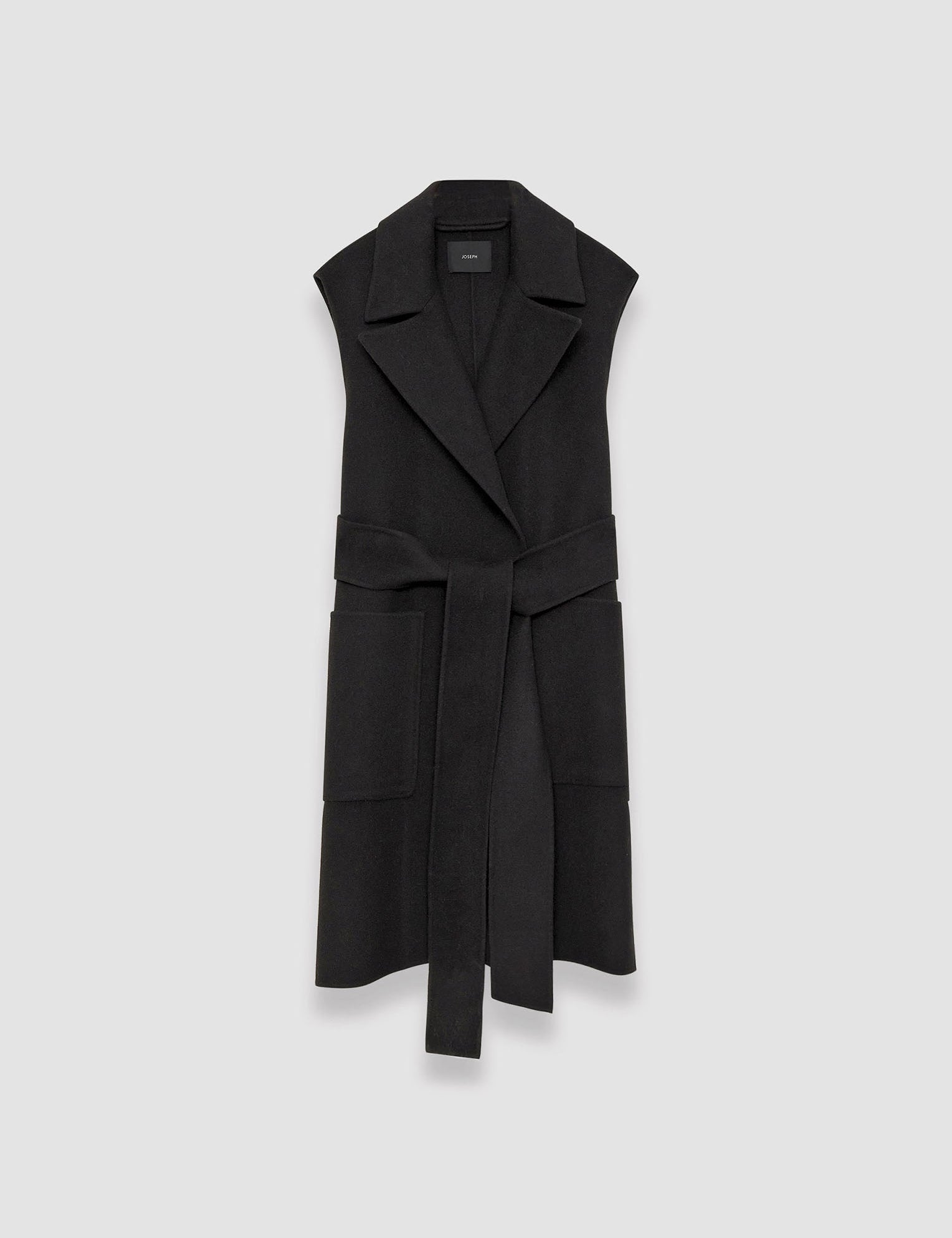 Black Double Face Cashmere Garance Jacket - Joseph